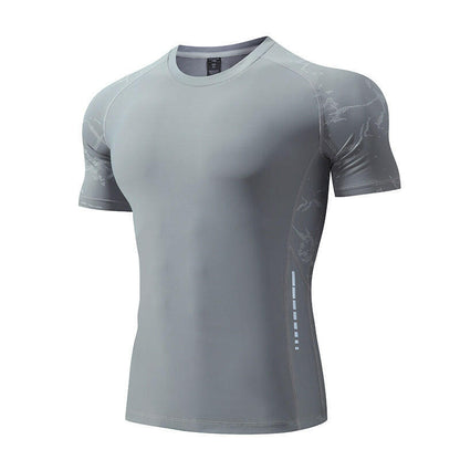 Ice Silk Short Sleeve Fitness T-shirt