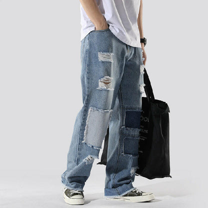 French Overalls Men's Baggy Daddy Pants