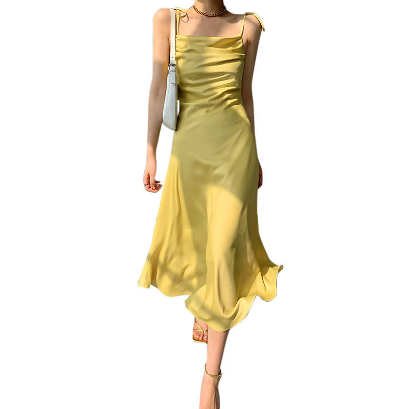 Foreign Trade Women's Suspender Dress