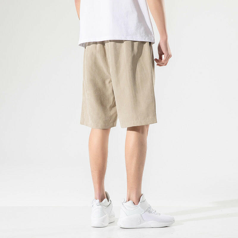 Summer Solid Color Five-point Men's short