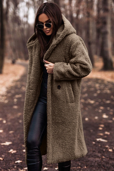 Women’s Plush Teddy Coat – Warm Winter Outwear