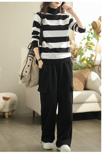 Simple All-match Solid Color Loose Casual Working Pants