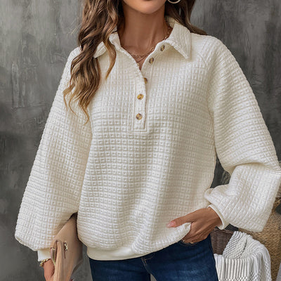 Women’s Thick Knit Polo Sweater