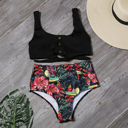 Women's Leaf Print Bikini