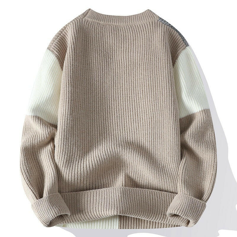 Men's Casual Autumn And Winter New Round Neck Sweater