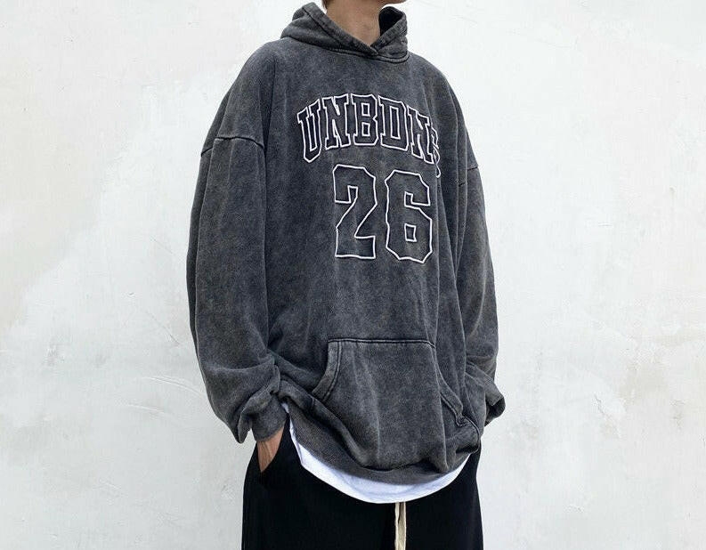 Retro sports jersey hoodie