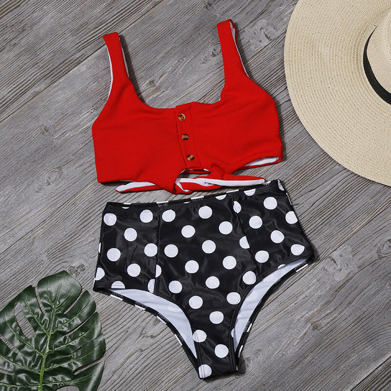 Women's Leaf Print Bikini