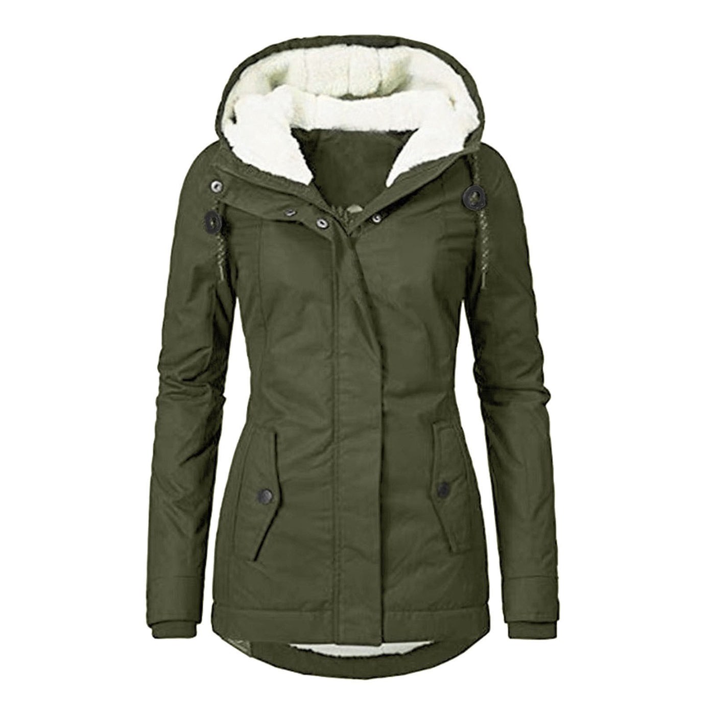 Women’s Hooded Fleece Jacket with Pockets