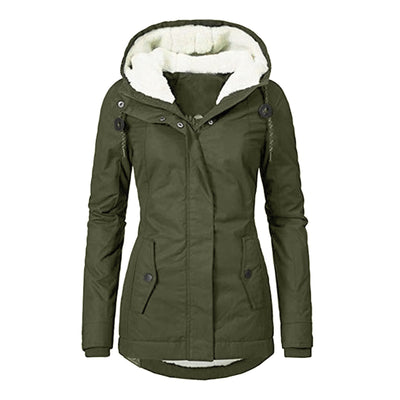 Women’s Hooded Fleece Jacket with Pockets