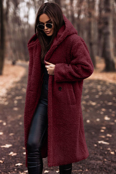 Women’s Plush Teddy Coat – Warm Winter Outwear