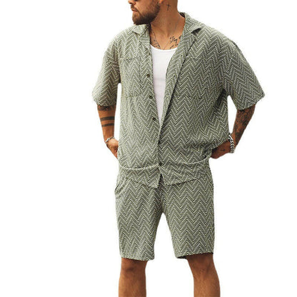 Fashion Individual Casual Men's Set