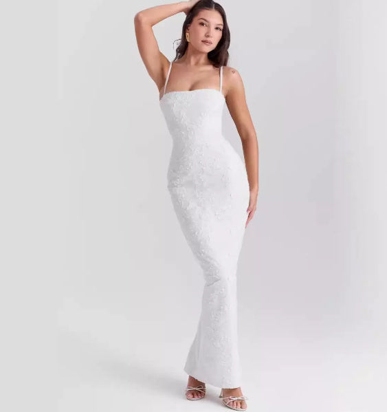 Women's Lace-style Strappy Dress