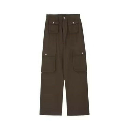 American Street Heavy Industry Multi-pocket Casual Trousers