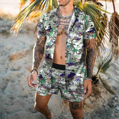 Classic 3D Printed Men's Shirt Beach wear