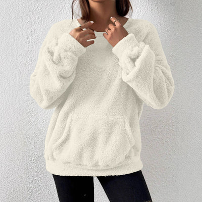 Women's Casual Fashion Solid Color Long-sleeved Sweater