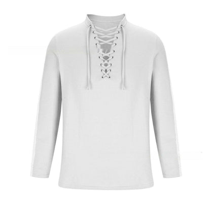 Mesh Long-sleeved Solid Color Collar Top