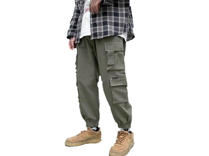 Men's Versatile Multi-pocket Harem Trousers And Overalls