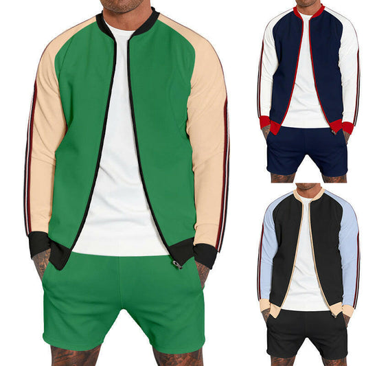 Men's Sports And Leisure Sweater Set