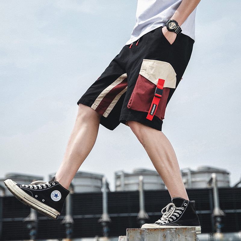 Men's five-point casual shorts