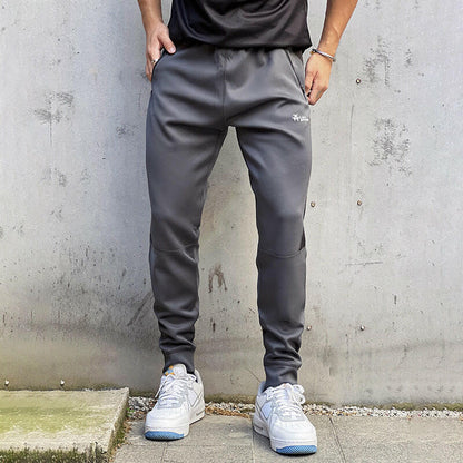 Sweatpants Panel Zip Pocket Stretch