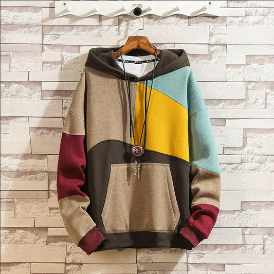 Collared hoodie for men