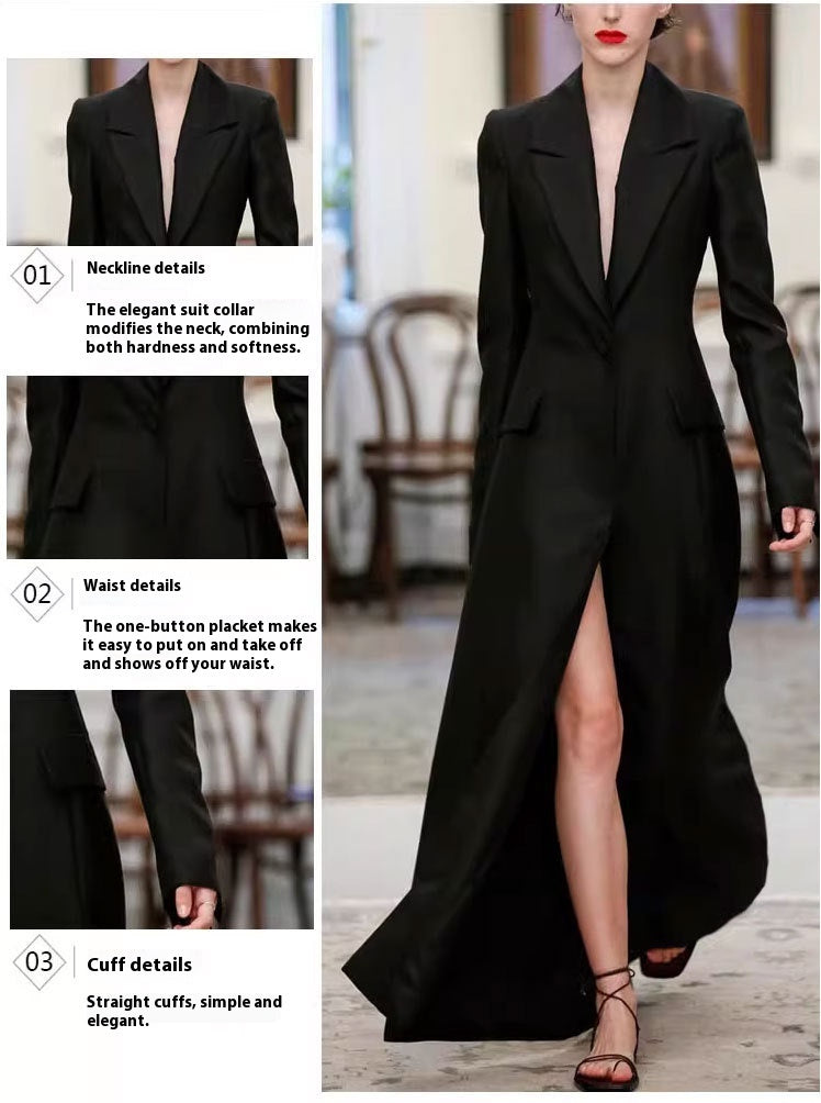 Women's Design Sense Niche Temperament Lightly Mature Adult Lady Like Woman King-size Coat