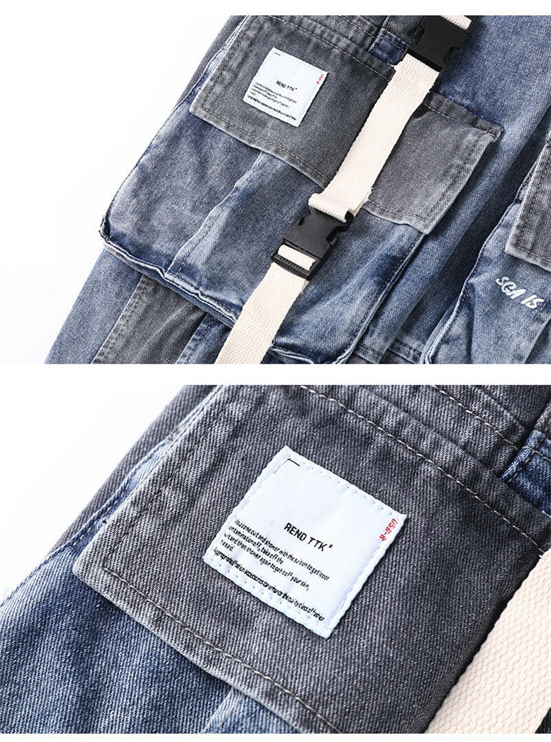 Workwear Jeans Men Fall Loose Hip-hop