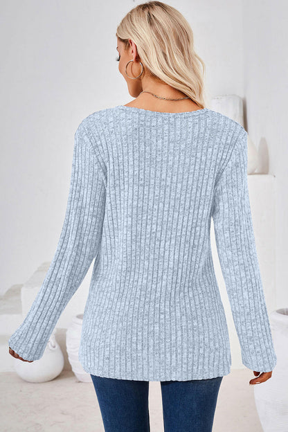 Round Neck Long Sleeve T-Shirt