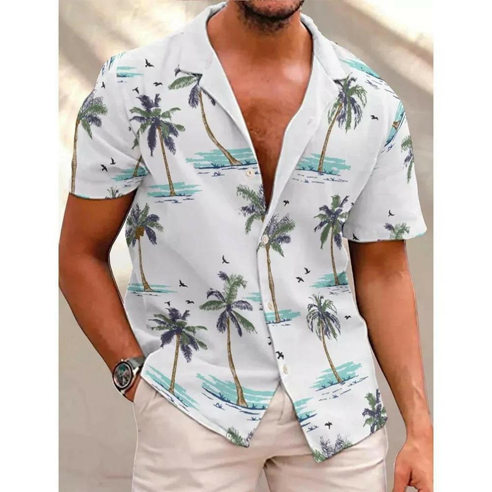 Men's 3D Printed Stylish Beach Casual Shirt