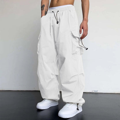 Nylon Quick-Drying Overalls - Men's High Waist Pants