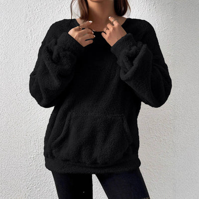 Women's Casual Fashion Solid Color Long-sleeved Sweater