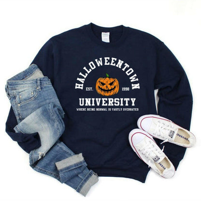 Retro Halloween Sweatshirt Women's Fashion