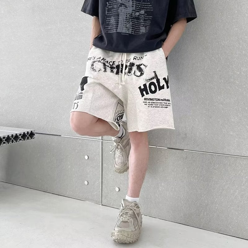 Loose Casual Trend Outdoor All-matching Style Fifth Pants