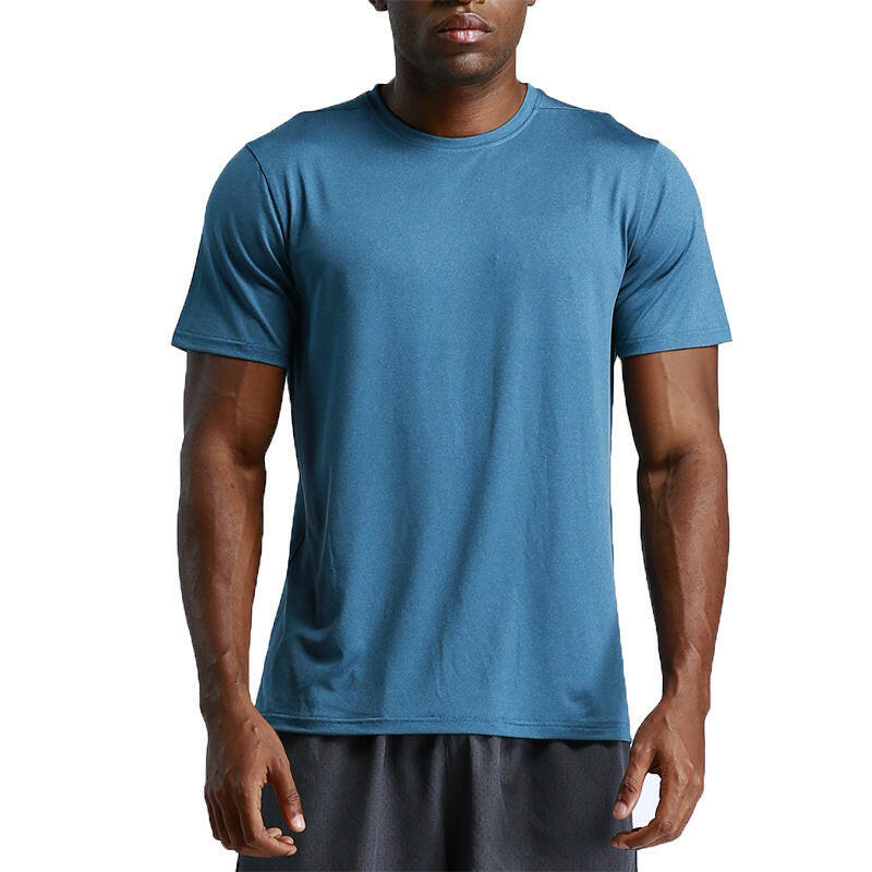 Solid Color Men's Short Sleeve