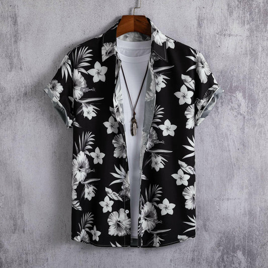 Men's Digital Printed Shirts Simple And Fashionable