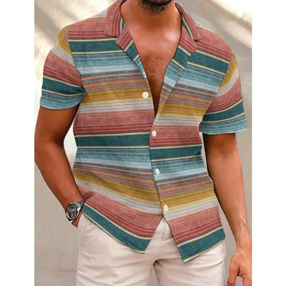 Men's 3D Printed Stylish Beach Casual Shirt