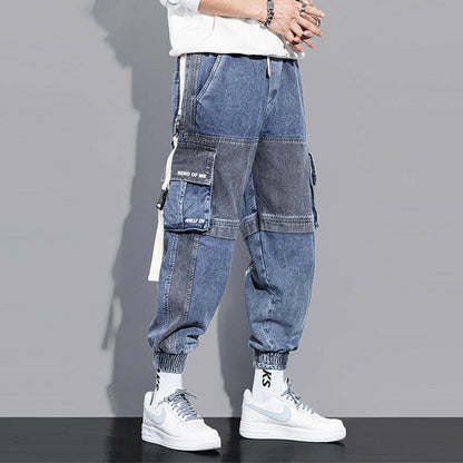 Workwear Jeans Men Fall Loose Hip-hop