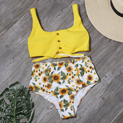 Women's Leaf Print Bikini