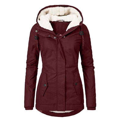 Women’s Hooded Fleece Jacket with Pockets