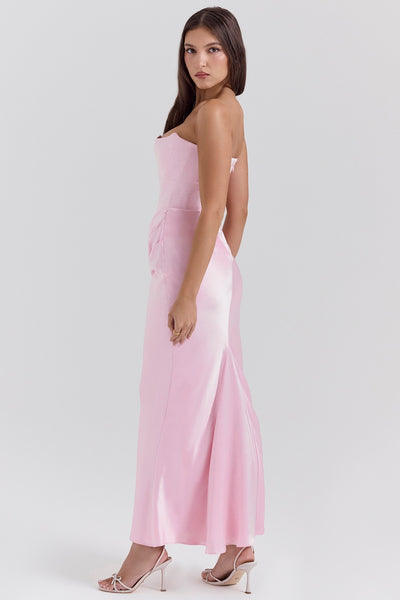 Slim Tube Top Long Dress Sexy Fashion Bandeau Backless Dress