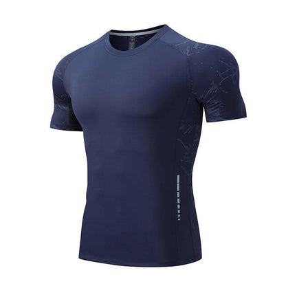 Ice Silk Short Sleeve Fitness T-shirt