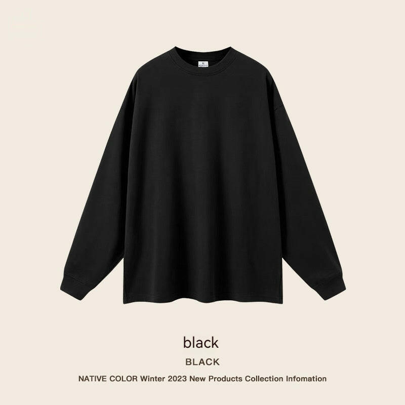 Men's Round Neck Trendy Brand Long Sleeve T-shirt