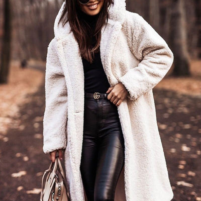 Women’s Plush Teddy Coat – Warm Winter Outwear