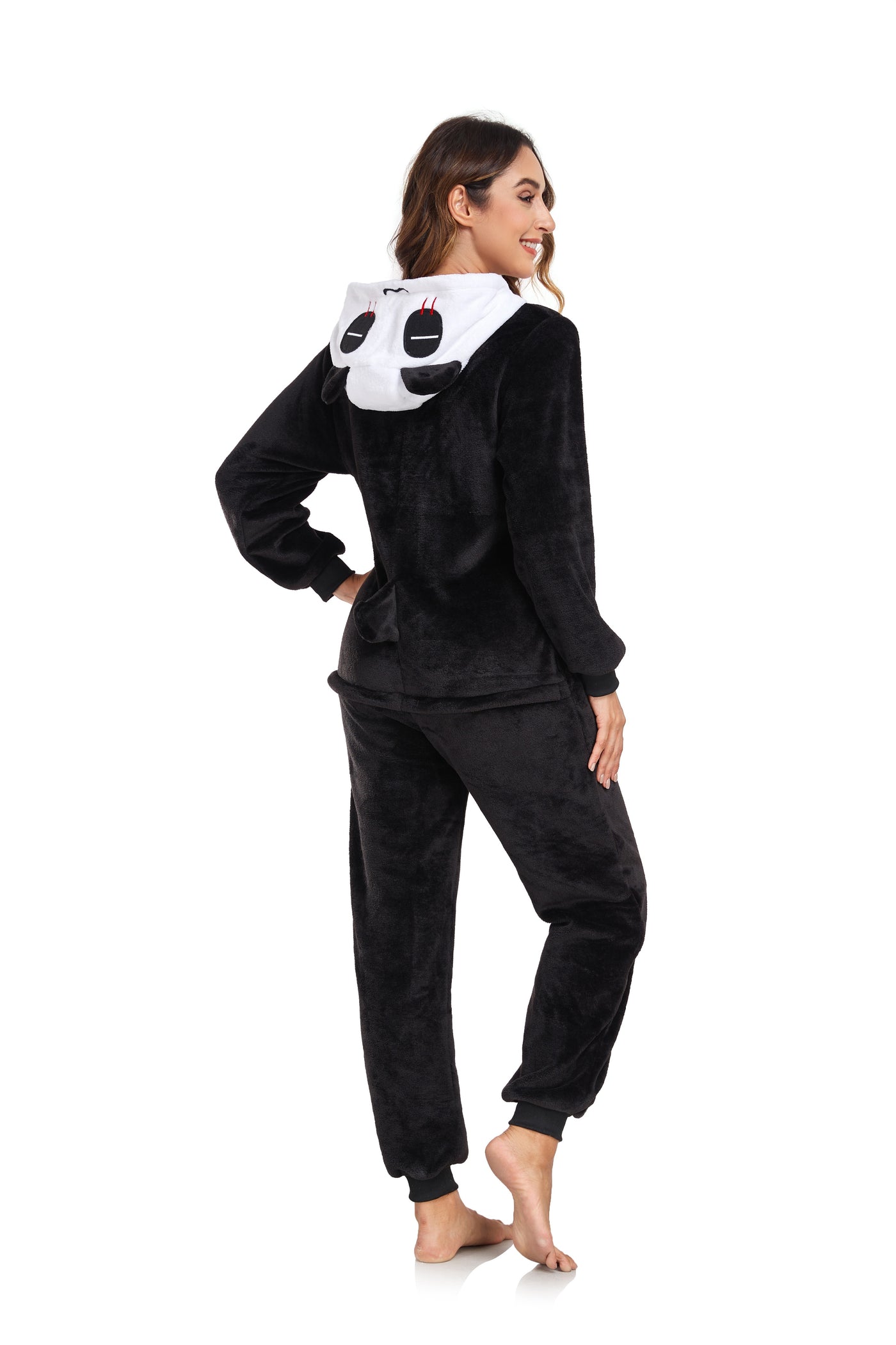 Onesie Animal Fleece Pajamas Halloween Cosplay Costumes Sleepwear Party Wear