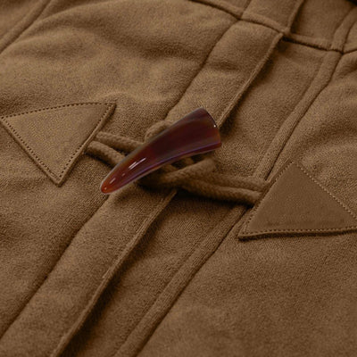 Winter Jackets For Women Sherpa Lined Jacket Duffle Toggle Coat Hooded Fleece