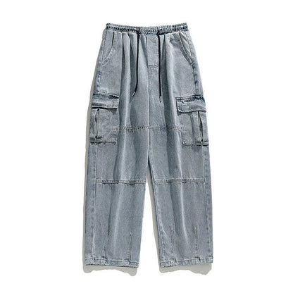 Men's Double Three-dimensional Pocket Jeans