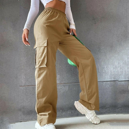 High Waist Season Wide Leg Pants Straight Loose