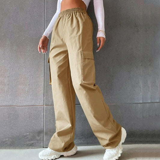 High Waist Season Wide Leg Pants Straight Loose