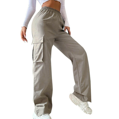 High Waist Season Wide Leg Pants Straight Loose