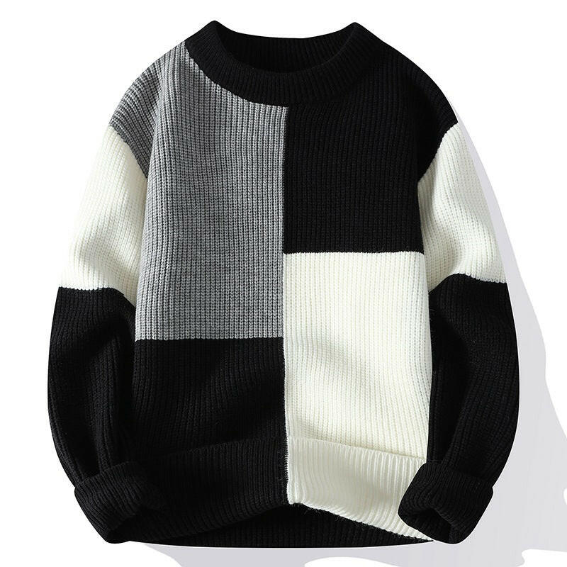 Men's Casual Autumn And Winter New Round Neck Sweater